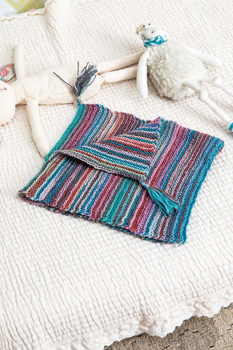 Strickset Poncho Aus Merino Bebe Color Von Lang Yarns