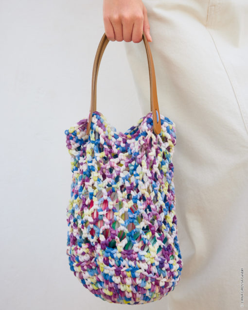 Strickset Tasche In Lochoptik Aus Gelato Von Lana Grossa